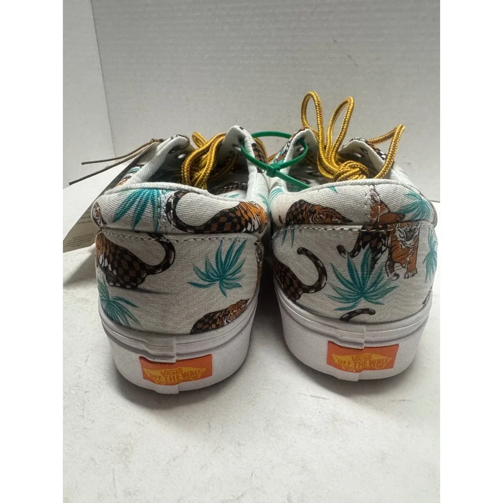 Vans Discovery Project CAT ComfyCush Era Tiger Print Sneakers Mens 8.5 Womens 10